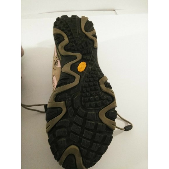 Women's Merrell Hiking Shoe Size 9 Tan and Pink - Picture 12 of 12